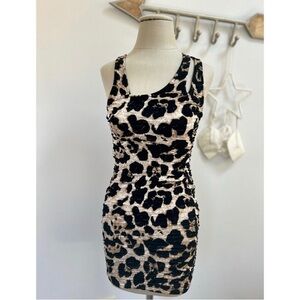 Leopard Print Mini Dress